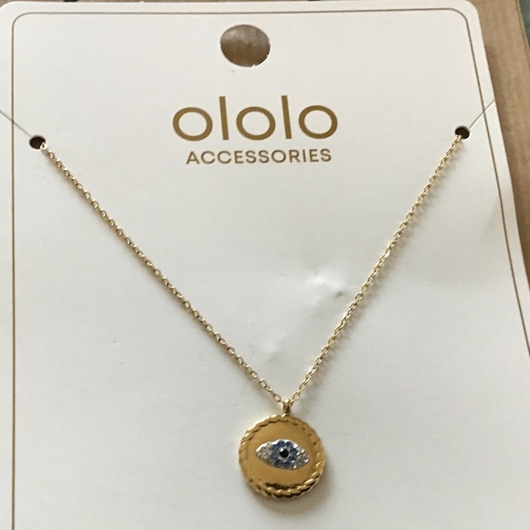 OLOLO Jewelry - STAINLESS STEEL - THIRD EYE PENDANT with CHAIN - Picture 1 of 16